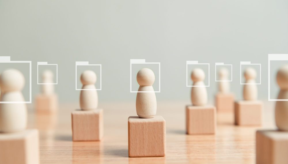 Face,Recognition,Wood,Figures,Personal,Identification,Surveillance,Artificial,Intelligence,Ai