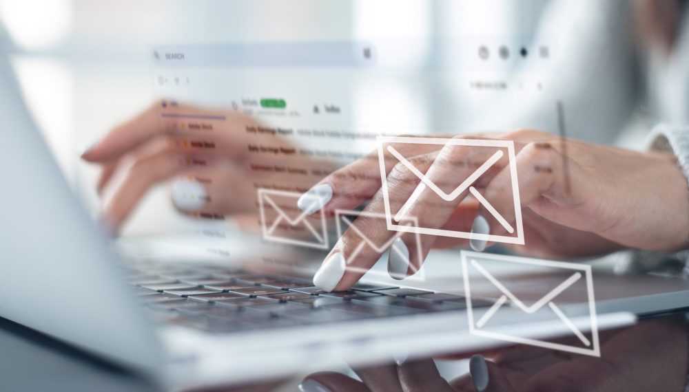 Email,Marketing,Concept.,Business,Communication,Via,Email,,Company,Sending,E-mails
