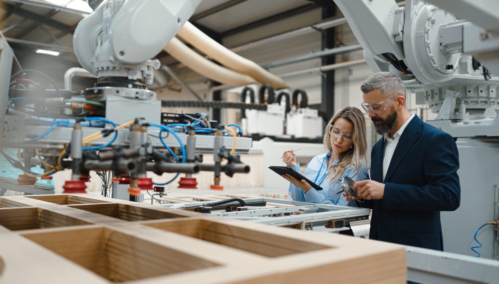 Female,Engineer,And,Male,Project,Manager,Standing,In,Modern,Industrial Female,Engineer,And,Male,Project,Manager,Standing,In,Modern,Industrial